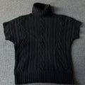 Vintage Ralph Lauren Lambswool Half Sleeve Sweater - L