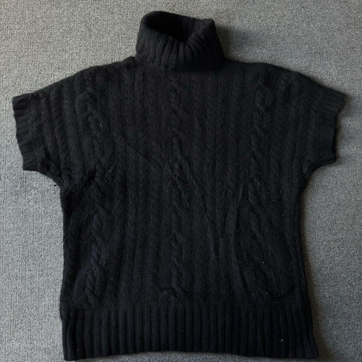 Vintage Ralph Lauren Lambswool Half Sleeve Sweater - L