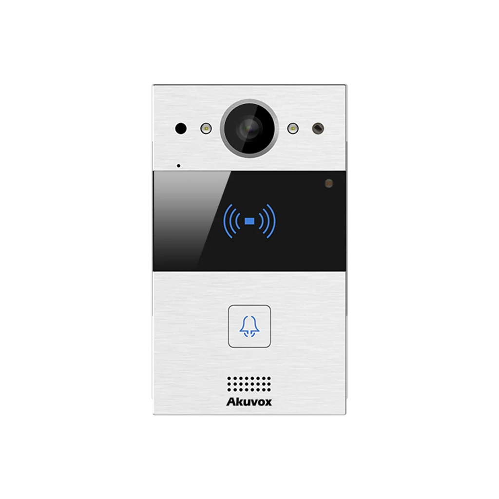 Akuvox R20A Compact IP Video Door Phone – Single Button, 2MP Camera, SIP/ONVIF, PoE, Vandal-Resistant, Surface & Flush Mount SKU:R20A-SEC