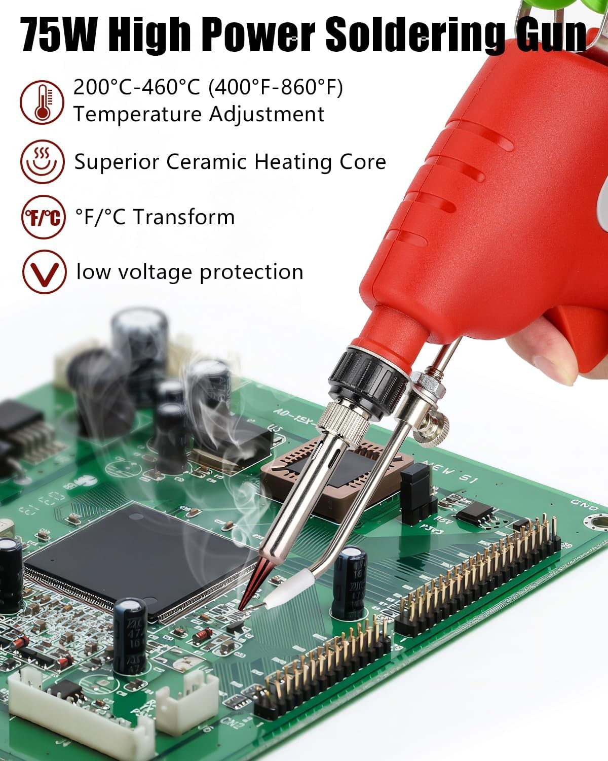 Soldering Iron Gun for Milwaukee 18V Battery Cordless Soldering Iron (No Battery)