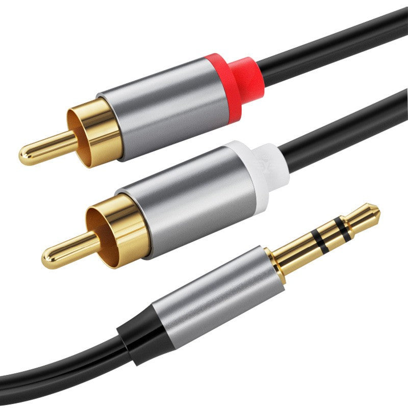 3.5mm Stereo Jack to 2x RCA Plugs Male to Male Aux Audio Cable Adapter 3M