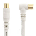 TV Antenna Cable Male to Male Aerial Flylead PAL Coax RG6 Quad shield 5M