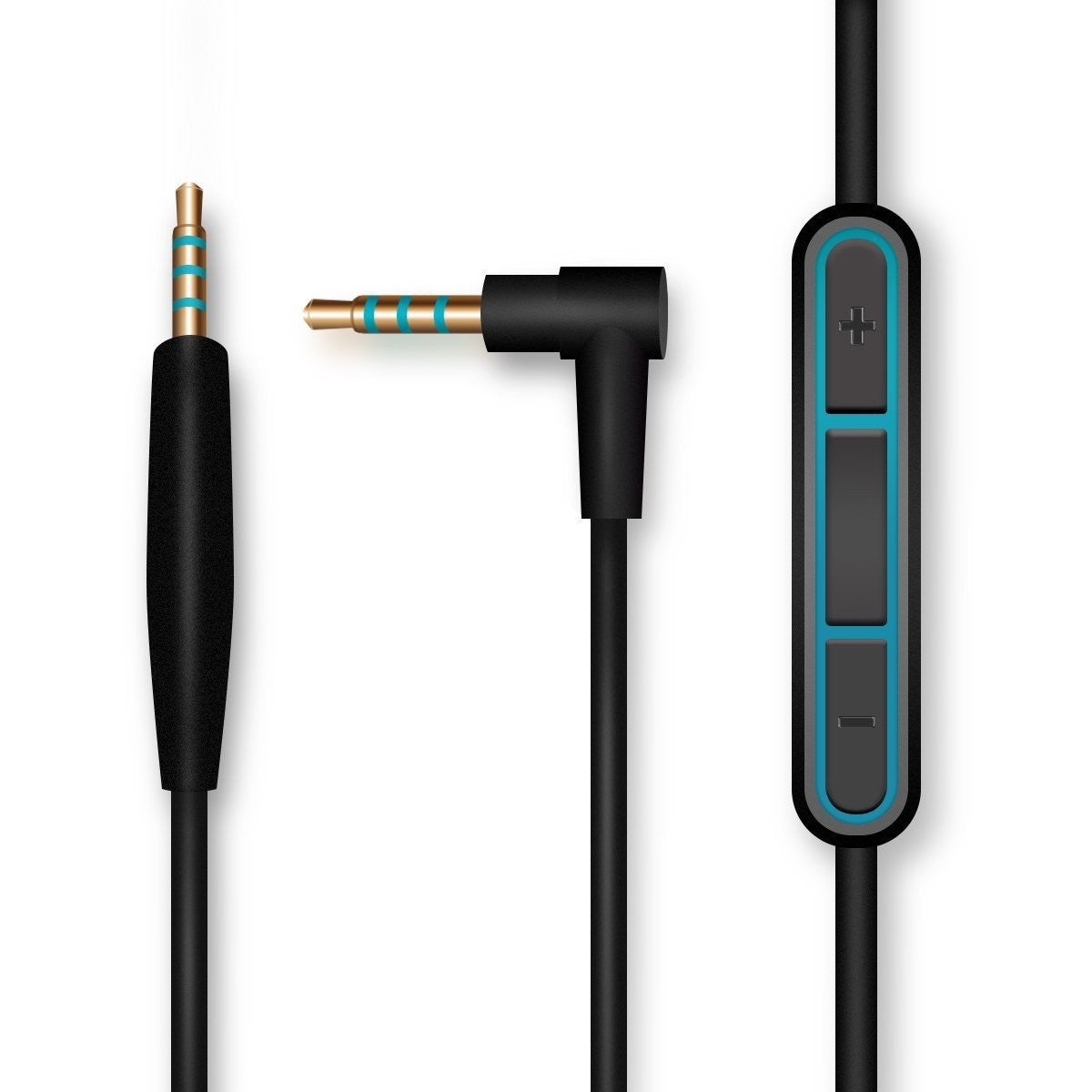 Cable Remote Mic For Bose QuietComfort 25 35 QC25 QC35 Headphone Android Phone