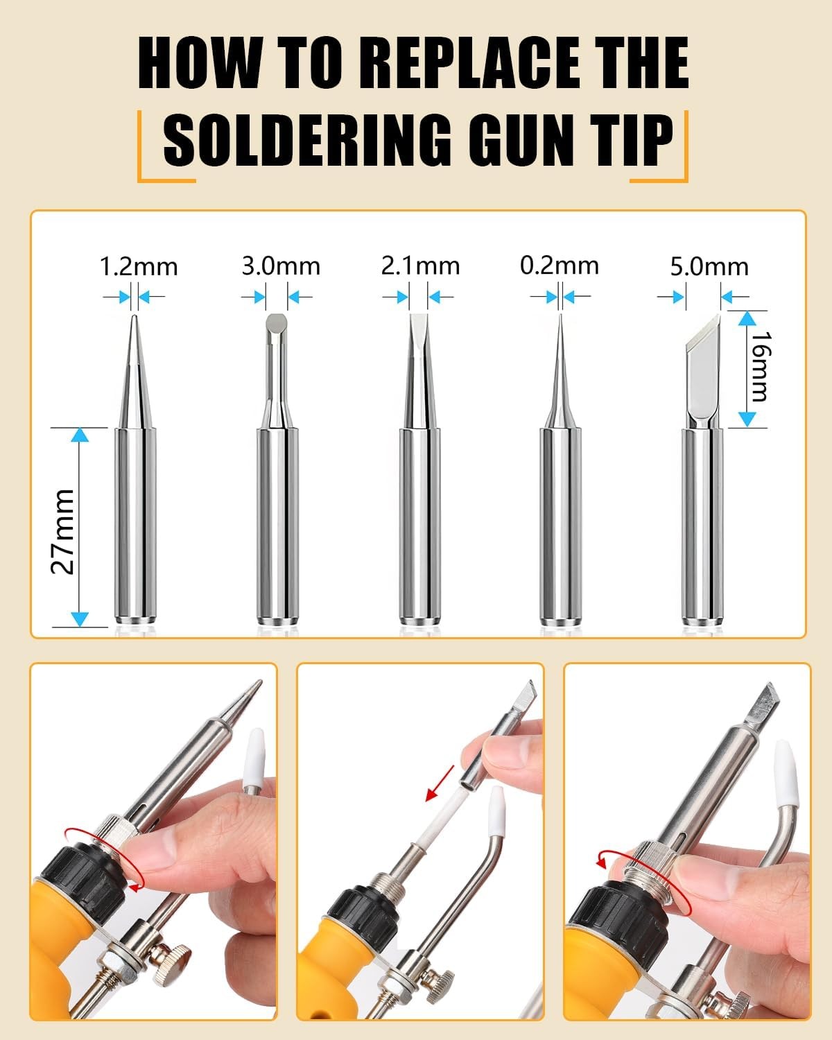 Soldering Iron Gun for Dewalt 18V Battery Cordless Soldering Iron (No Battery)