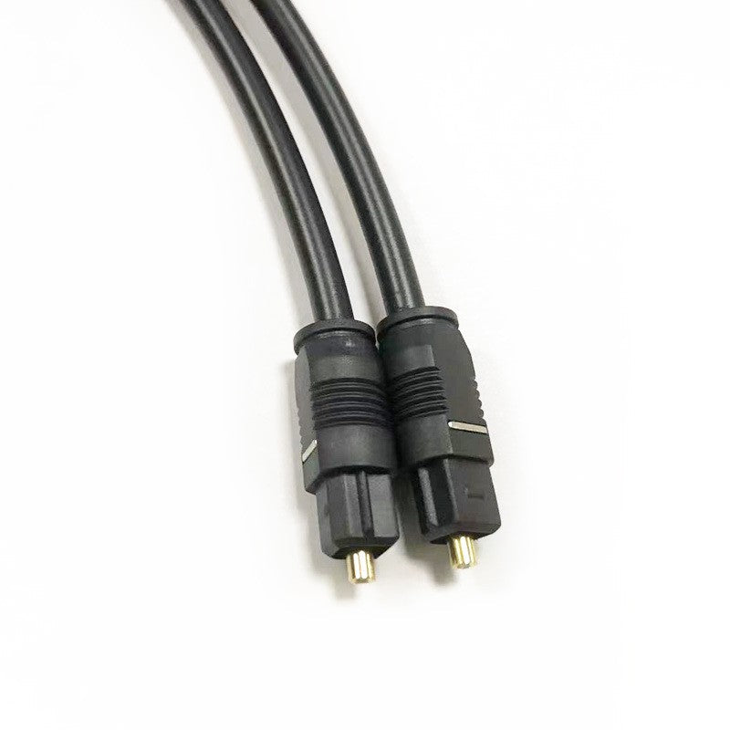 5M Ultra Premium Optical Fibre Digital Audio Cable Lead Cord Toslink Black SPDIF