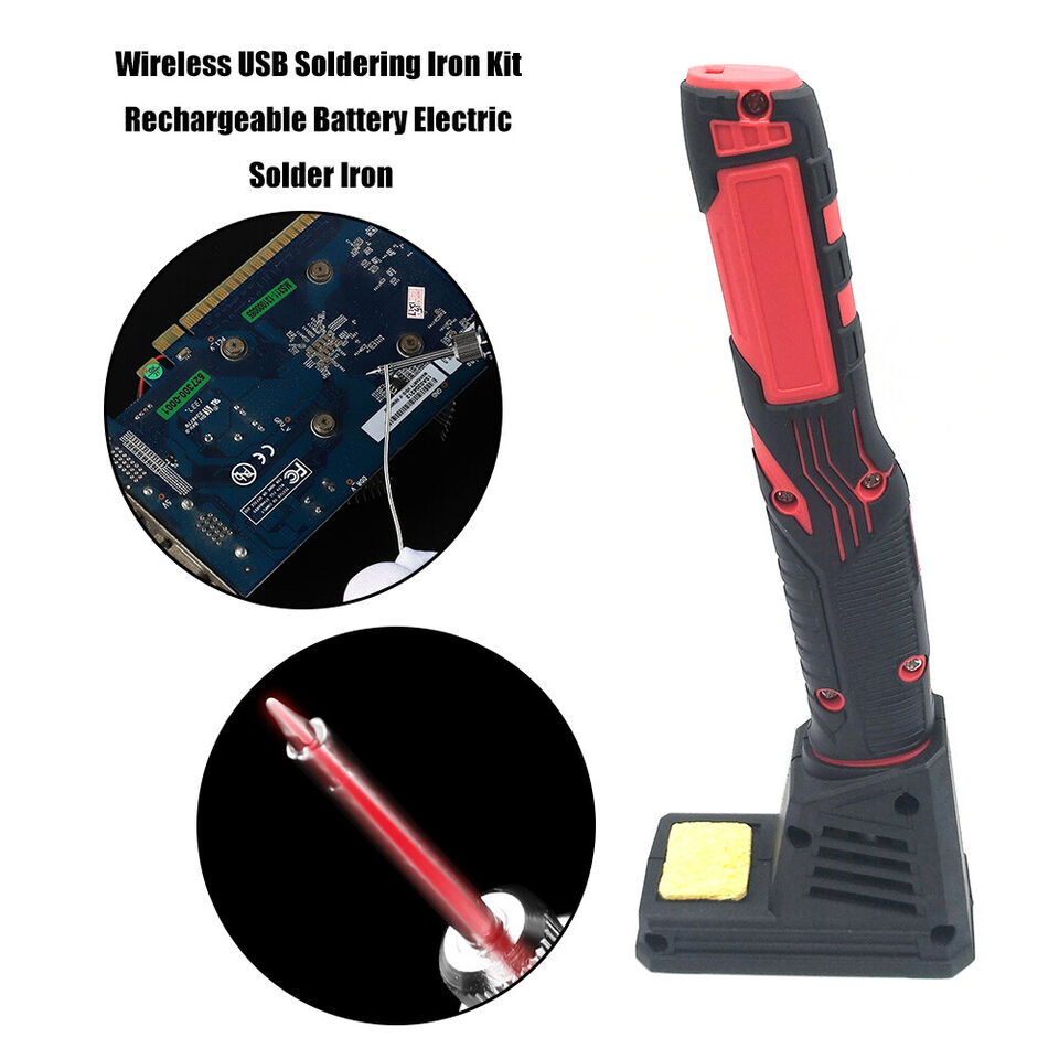Cordless Soldering Iron Kit Rechargeable Portable Cordless USB Soldering Iron