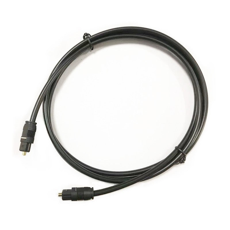 Ultra Premium Optical Fibre Digital Audio Cable Lead Cord Toslink Black SPDIF 1M