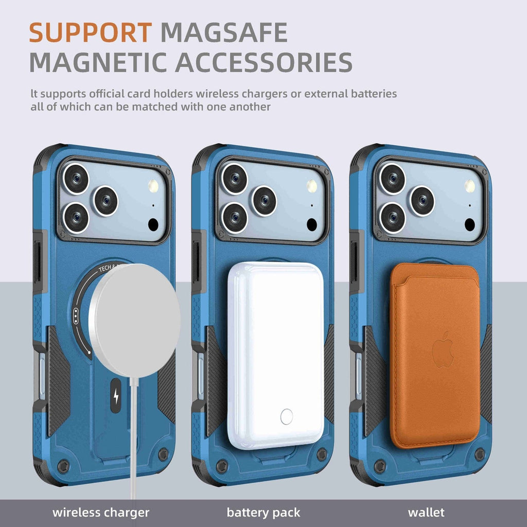 Magnetic Kickstand Magsafe Case for iPhone 17 Pro