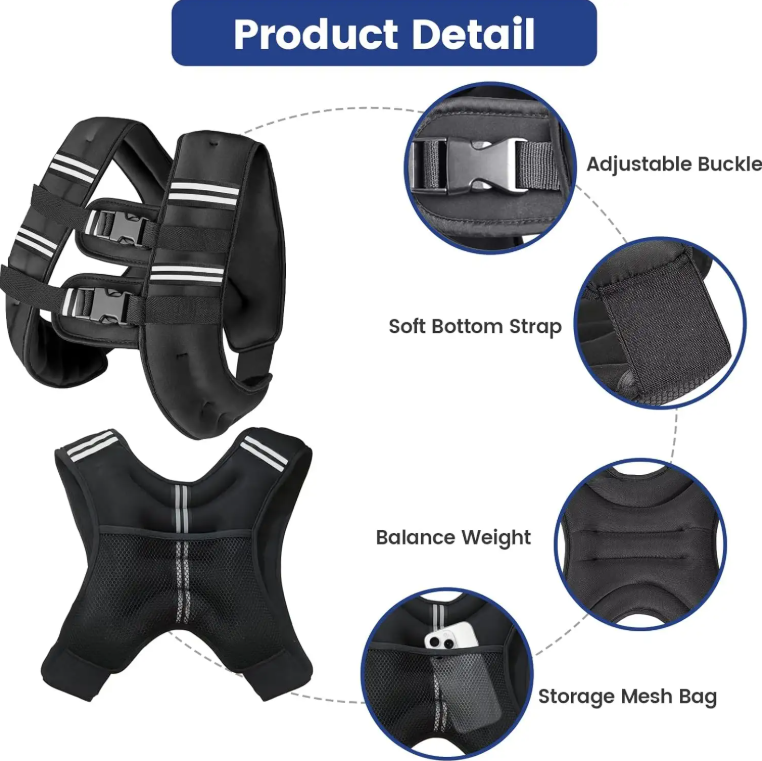 8kg Workout Weighted Vest