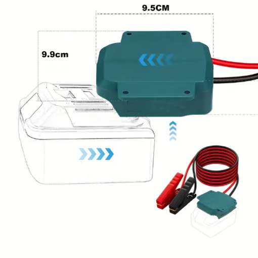 18V Makita 8AWG Jump Starter Cable 1.8m