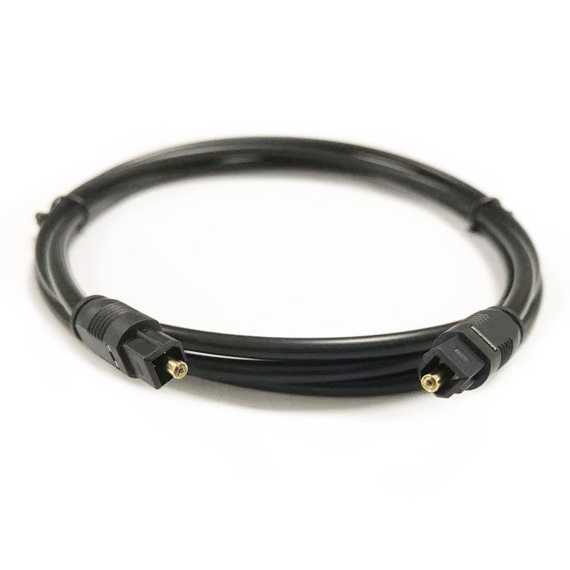 3M Ultra Premium Optical Fibre Digital Audio Cable Lead Cord Toslink Black SPDIF