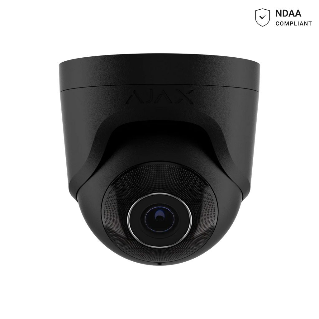 AJAX#64923 Ajax 5MP 2.8mm Turret IP Security Camera – White / Black