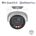 Uniview IPC3636SE-ADZKMC-WP-I1 6MP ColorHunter TriGuard Turret Camera – Dual Light, Smart AI, IK10 Vandal-Proof, IP67
