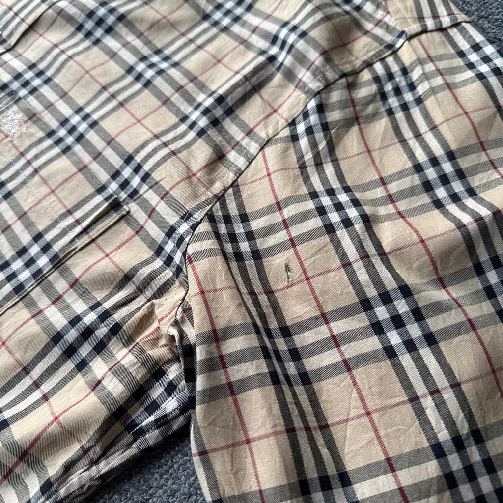 Burberry Signature Checkered Button Up Shirt
