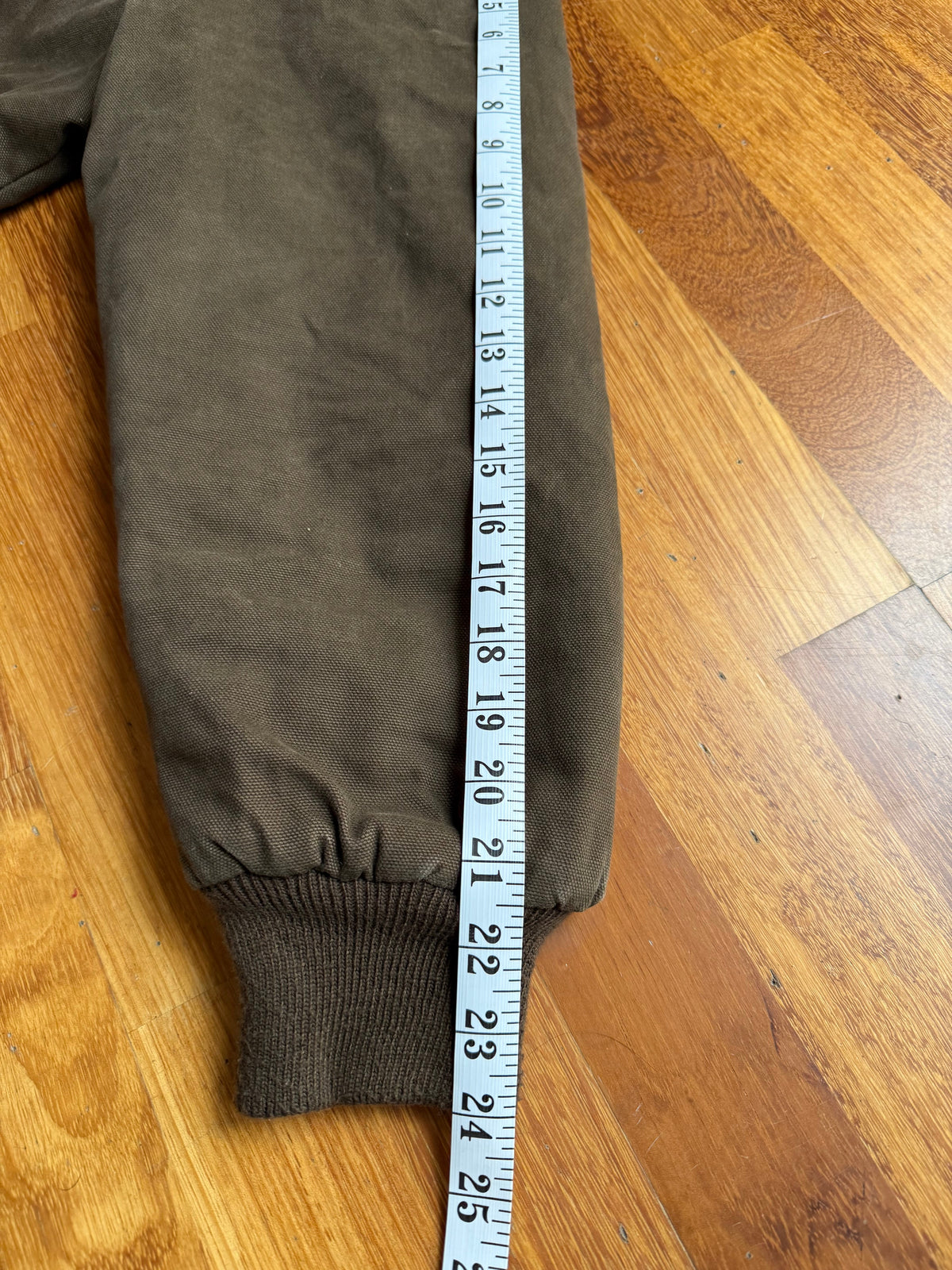 Wolverine Carhartt Style Hooded Workwear Jacket Dark brown L