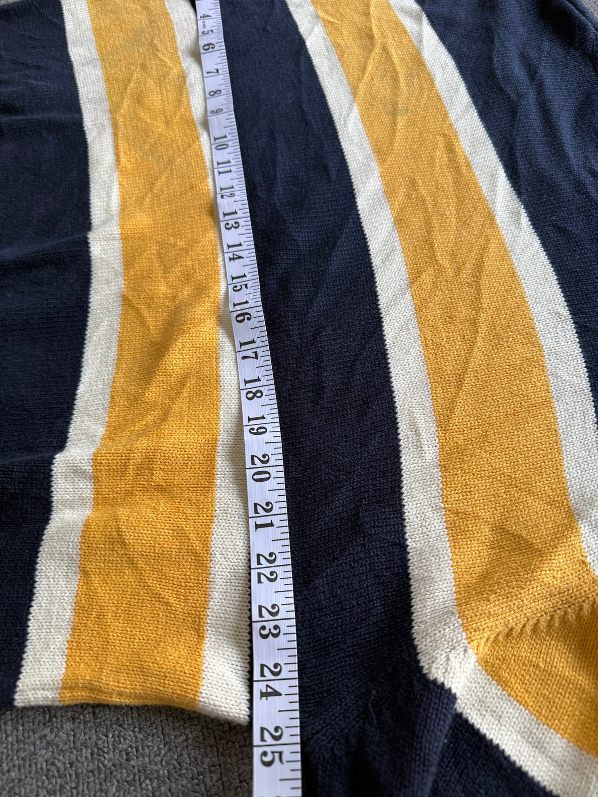 Vintage Nautica Navy and Yellow Sweatshirt XL