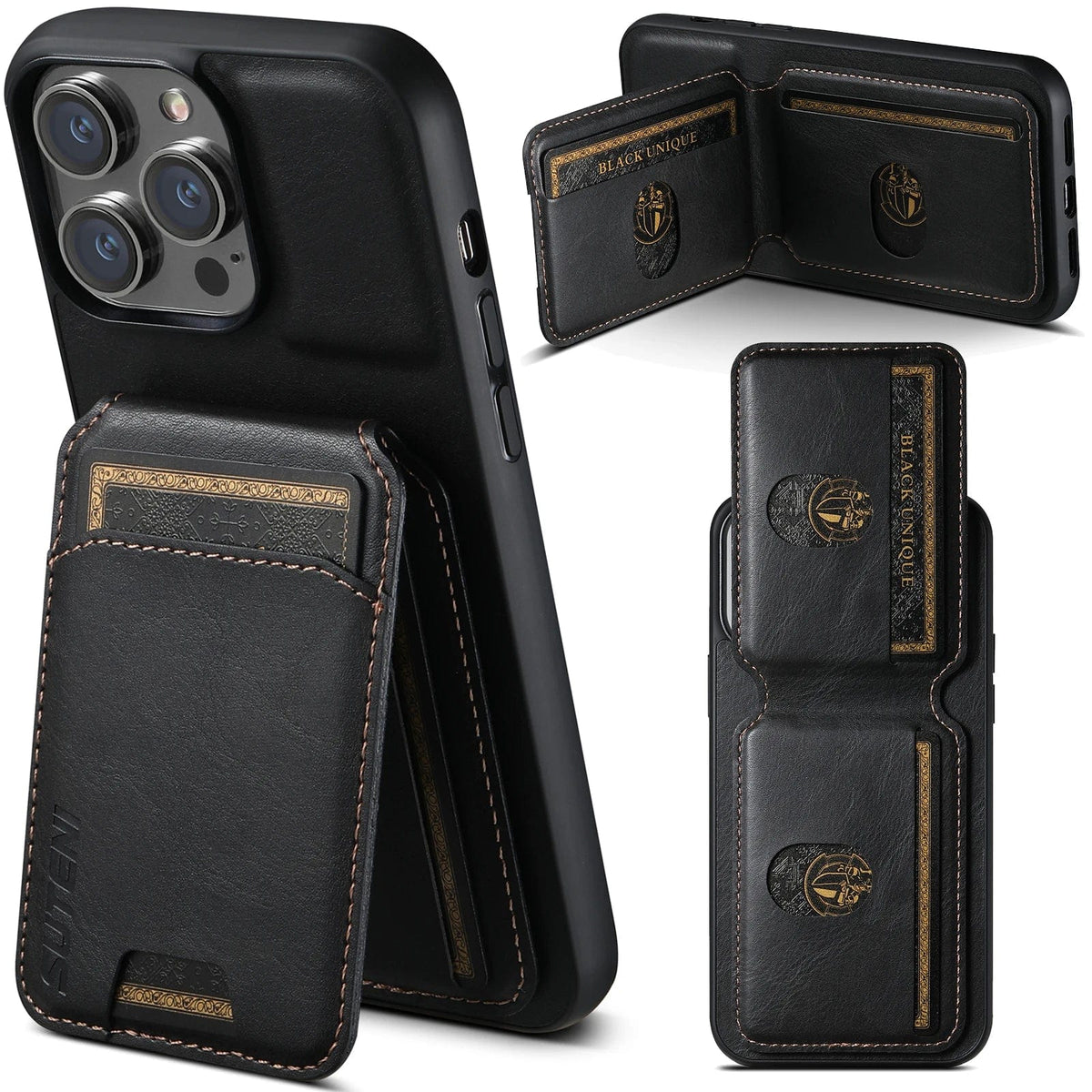 iPhone Leather Detachable Wallet Case