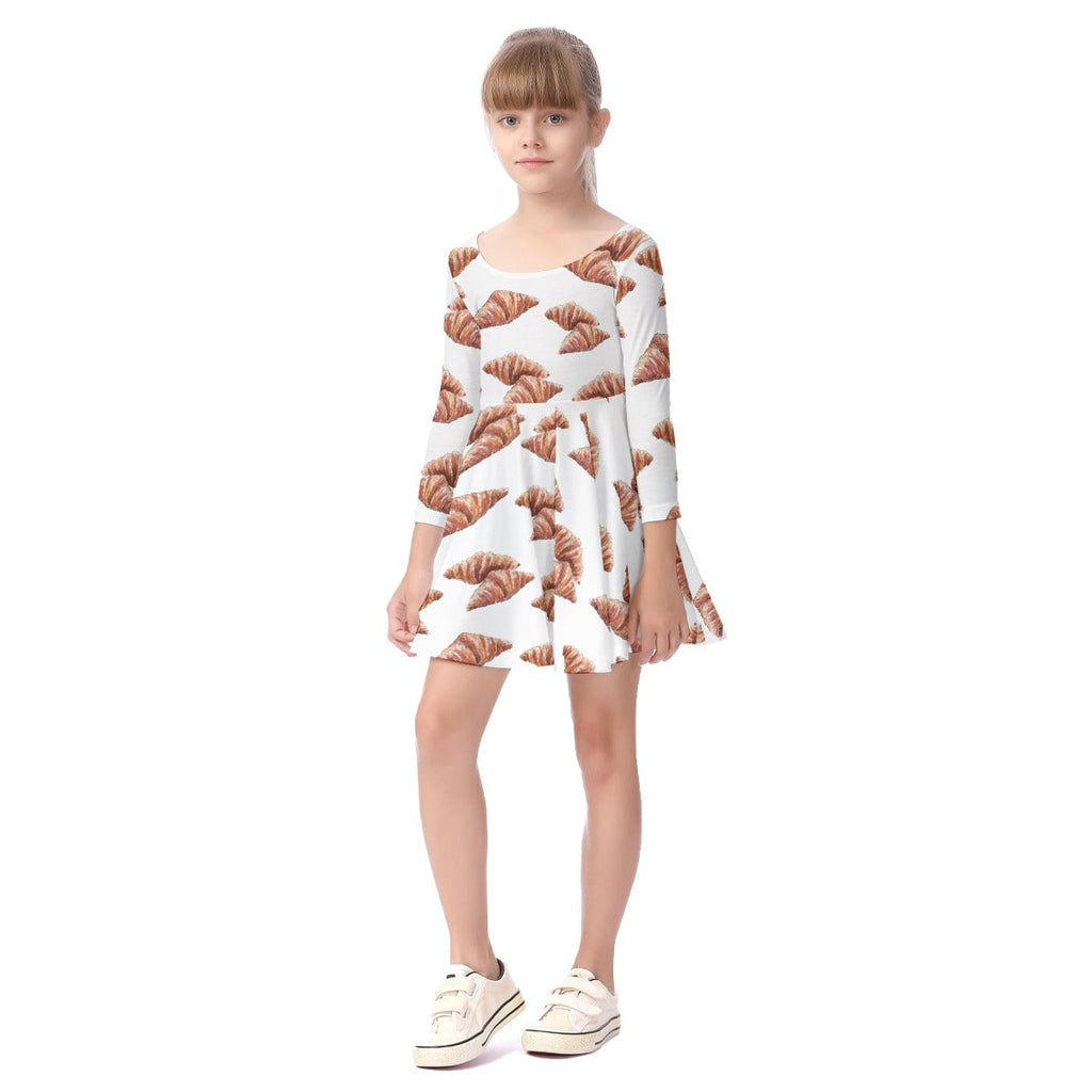 Croissant Long Sleeve Dress