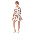 Croissant Long Sleeve Dress