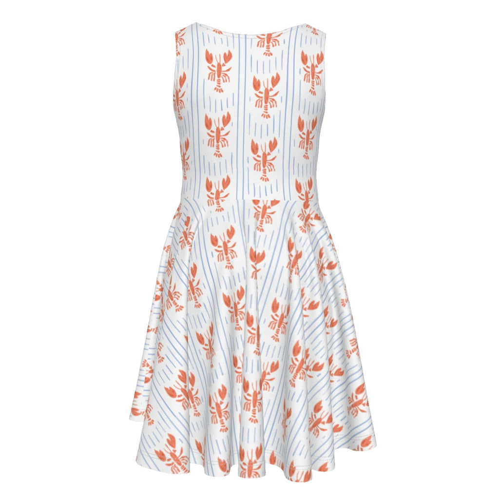 Swimming Lobster Sun Dress