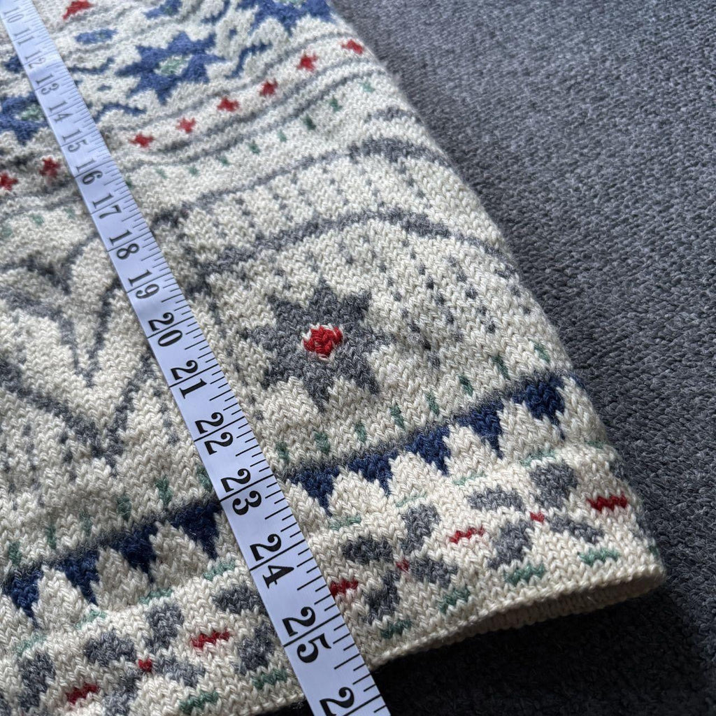 Vintage Dale of Norway Cream Wool Cardigan