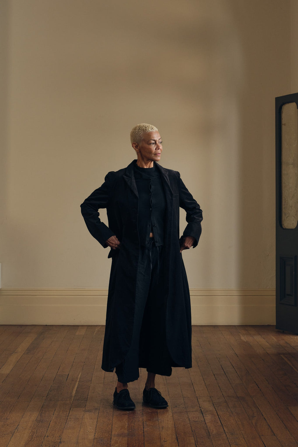 Arc Coat - Cotton Velvet