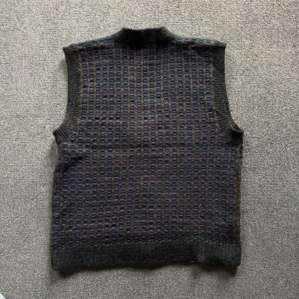Vintage 90s Tricots St Raphael Wool Sweater Vest - S