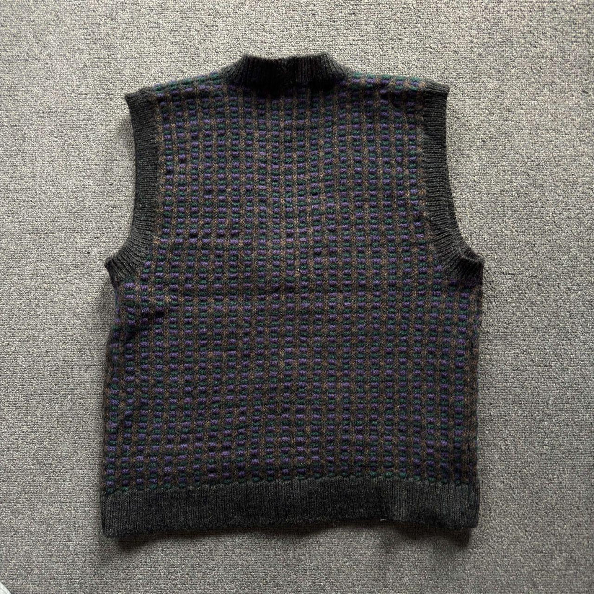Vintage 90s Tricots St Raphael Wool Sweater Vest - S