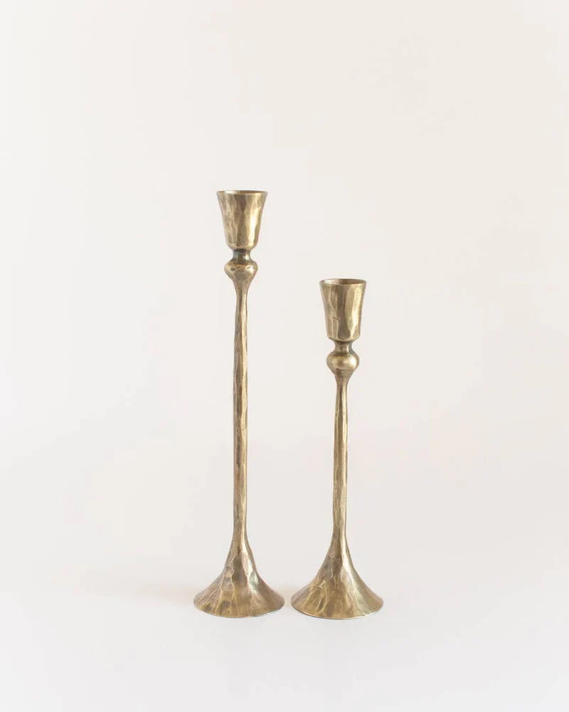 Gemini Hand Forged Iron Candlestands