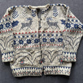 Vintage Dale of Norway Cream Wool Cardigan