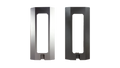 IDIS DA‑FM2100‑TITANIUM Flush Mount for IP Intercom (102 × 215 mm, Titanium color)