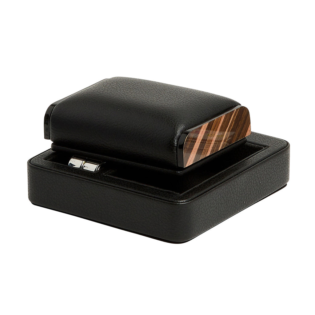 Wolf Roadster Single Travel Watch Stand Black