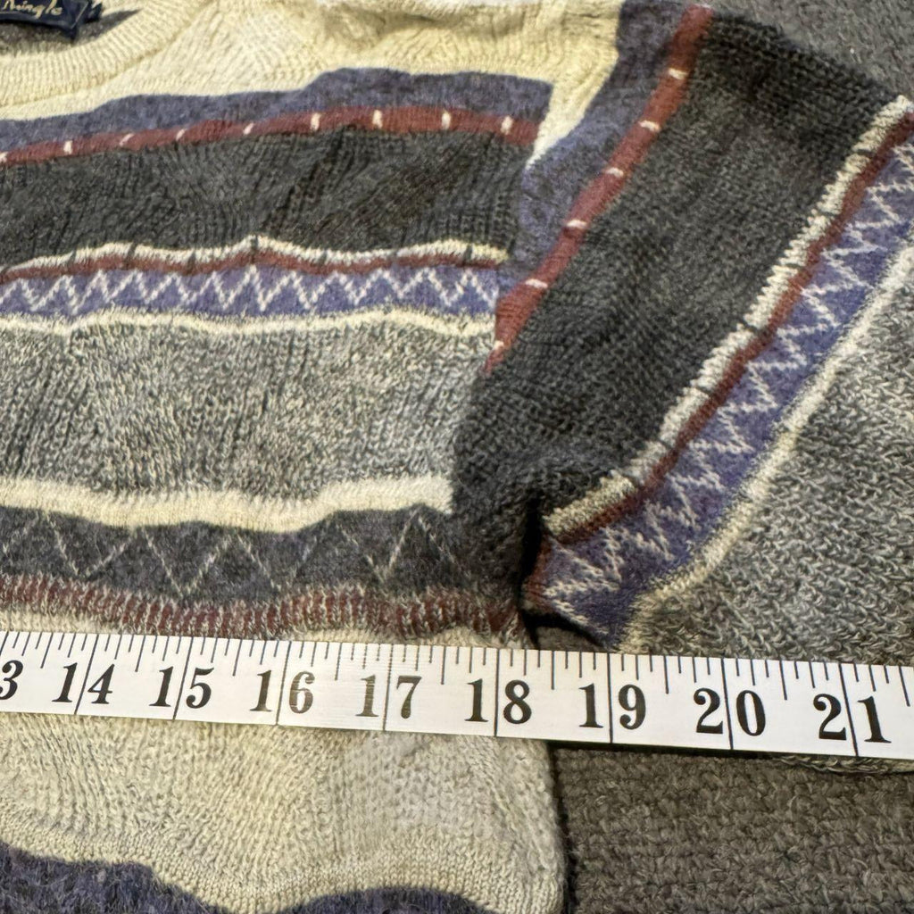 Vintage Pringle of Scotland Grey wool sweater Medium