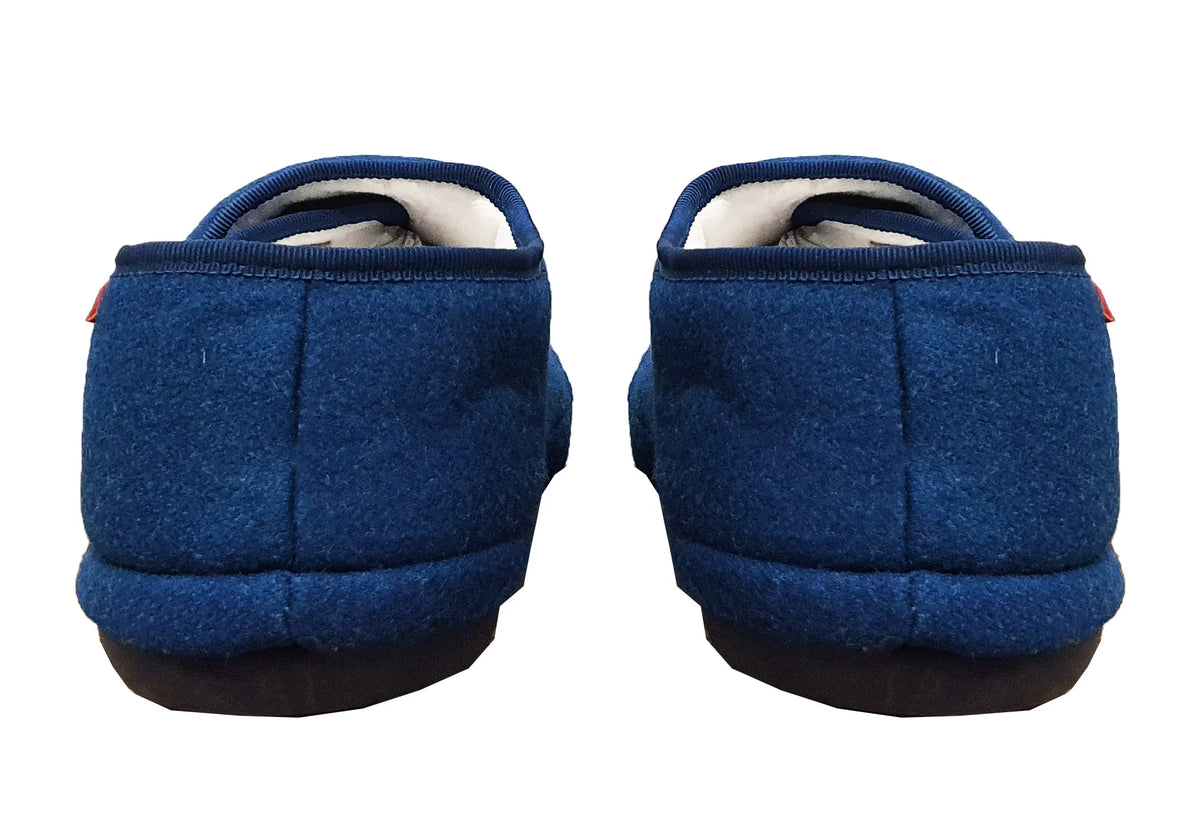 Archline Orthotic Slippers Plus – Dark Blue