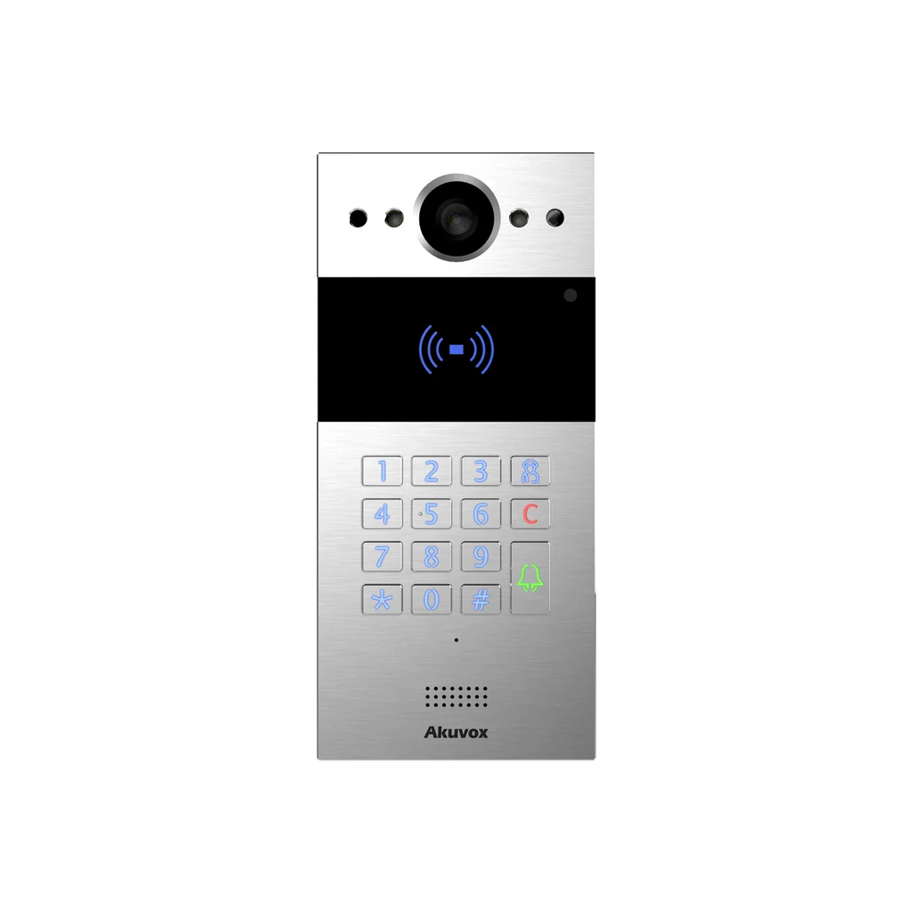 Product Title Akuvox R20K Keypad IP Video Door Phone – 2MP Camera, SIP, Dual-Frequency RFID, H.265, PoE, Surface & Flush Moun SKU:R20K-SEC