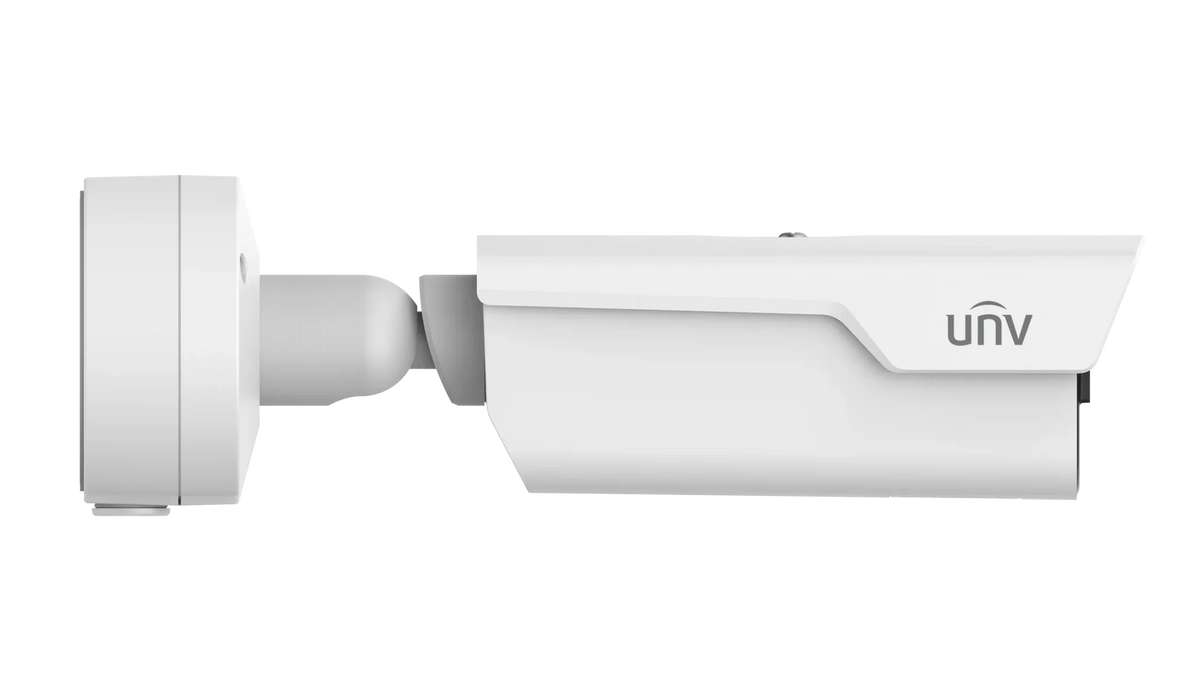Uniview PKC2641-Z80-IR-P | 4MP LPR Bullet Camera with 8–32mm Motorised Lens, IR Illumination, 60fps, License Plate Recognition, PoE, IP67, IK10 ANPR