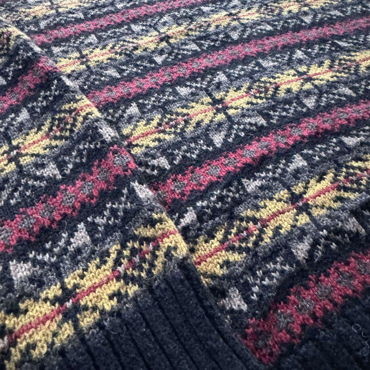 Vintage Nautica Fair Isle Wool Blend Sweater XL