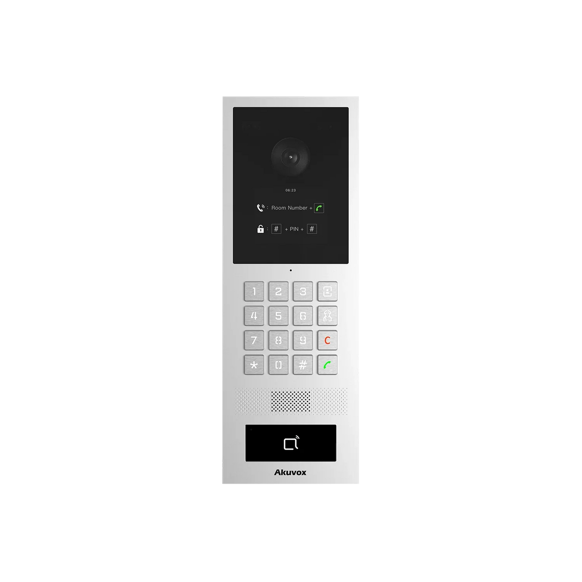 Akuvox S532 IP Video Door Phone with Induction Loop – 2.8″ LCD, Keypad Access, Hearing Aid Compatible, 2MP Wide-Angle Camera, IP66/IK08, PoE+, Surface & Flush Moun