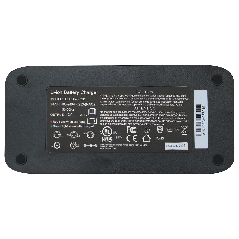EUNORAU 36V2A X1.0 AU/NZ  Ebike Charger