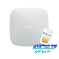 AJAX Hub 2 (4G) Jeweller White Optus 4G SIM Included 12/24/36 Months Plan Wireless Security Hub – AJAX#80011