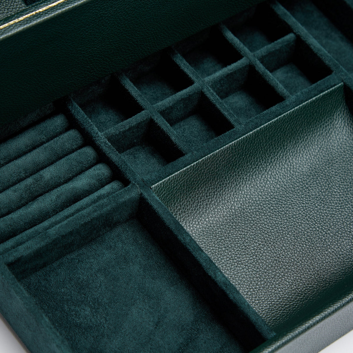 Wolf British Racing Green 10P W Draw Watch Box