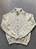 Aratex Cream Zip up woolen cardigan