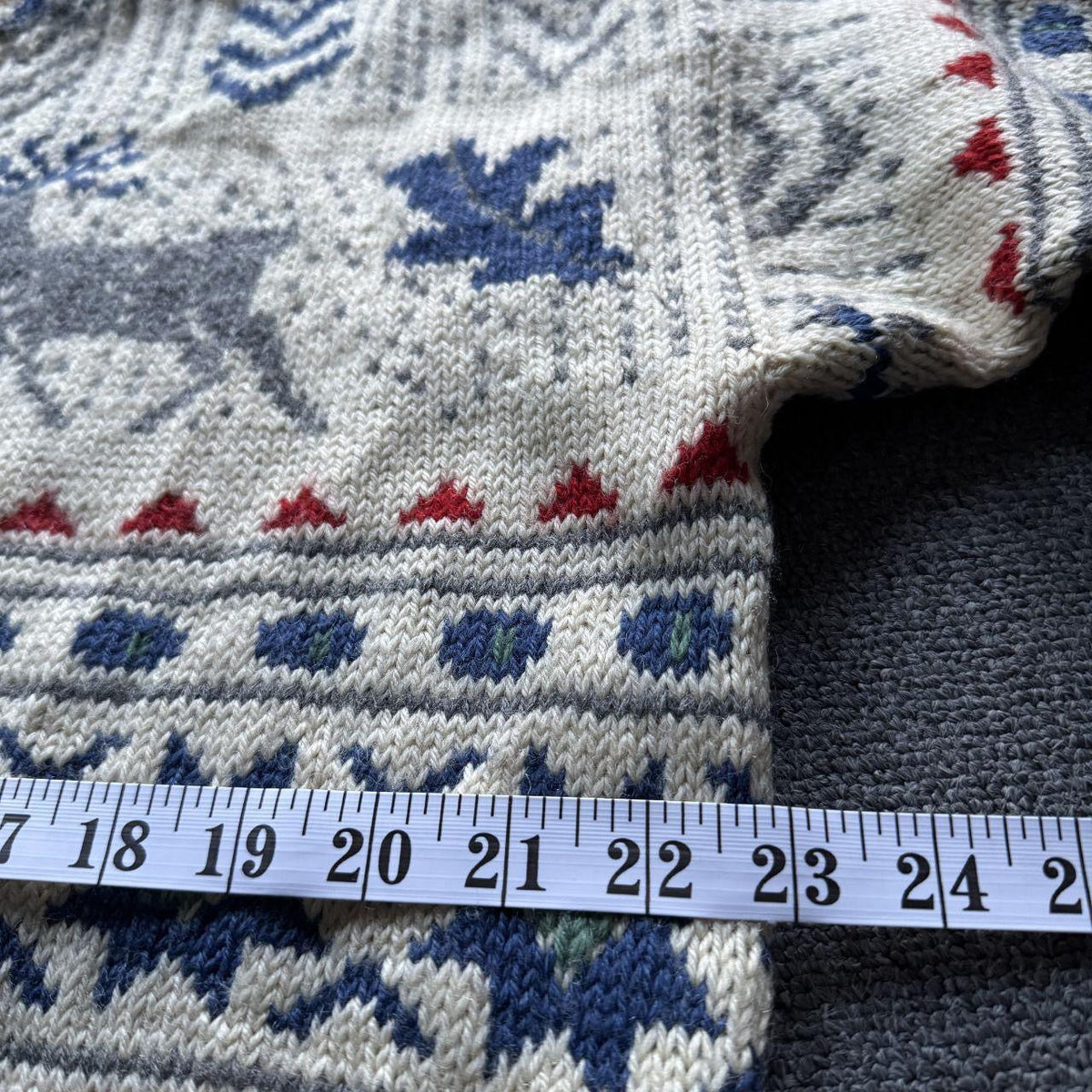 Vintage Dale of Norway Cream Wool Cardigan