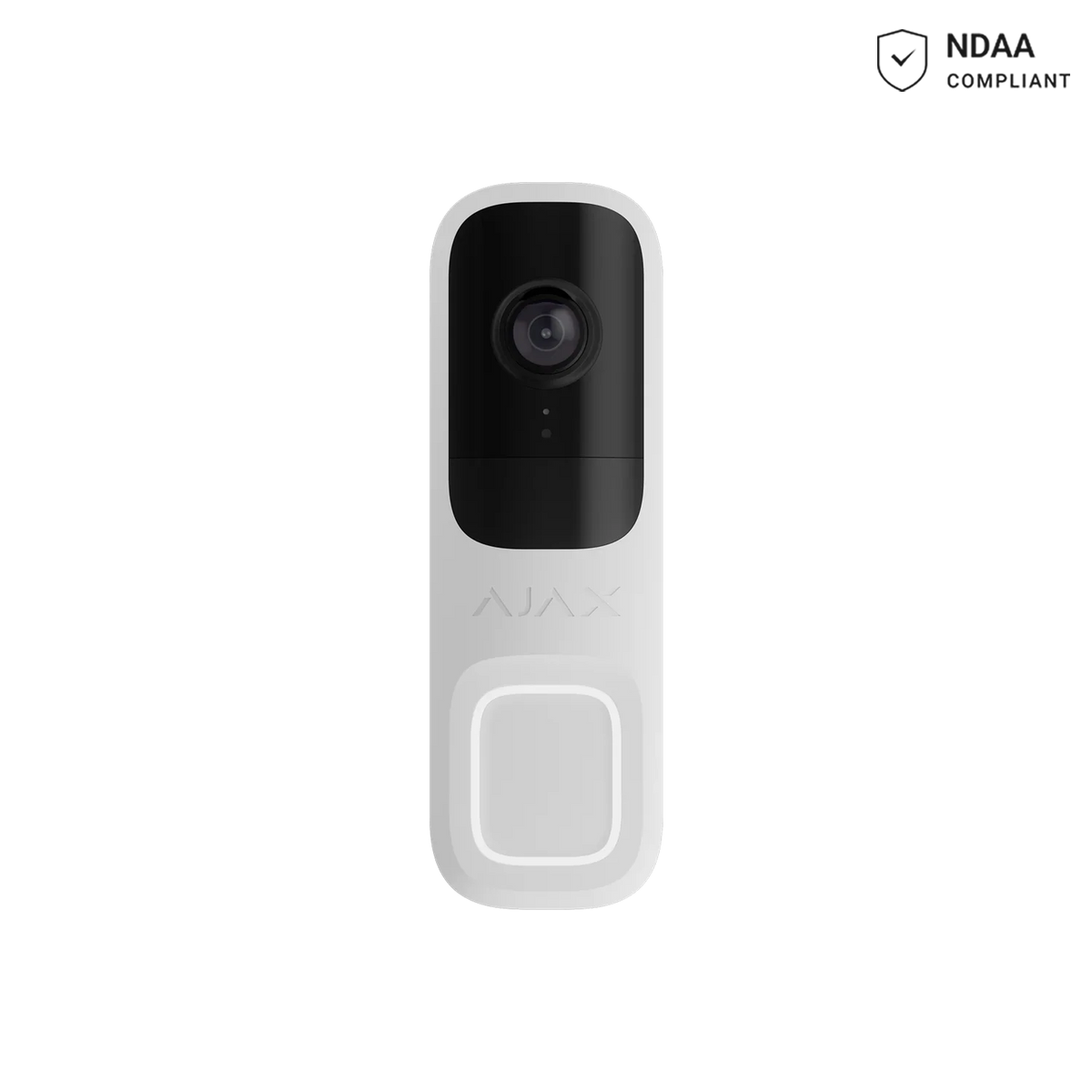 AJAX#116897 Ajax DoorBell Smart Video Doorbell with AI Detection – White / Grey / Graphite / Black