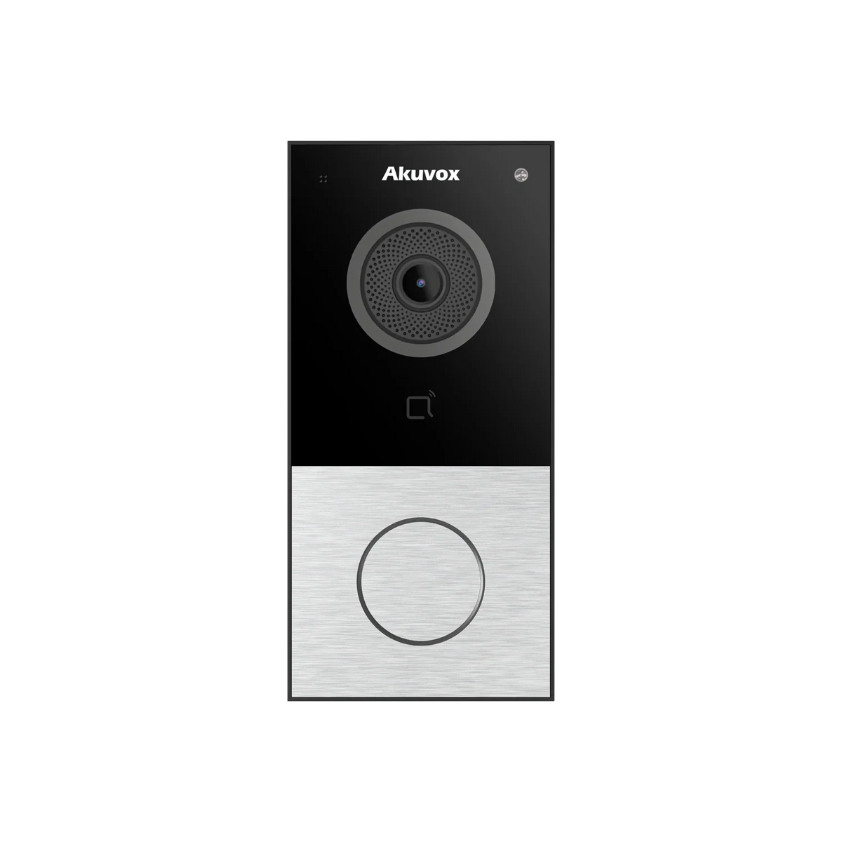 Akuvox E12S-2 Single-Button 2-Wire SIP IP Video Door Station – Compact Design, HD Camera, Two-Way Audio, Surface Mount