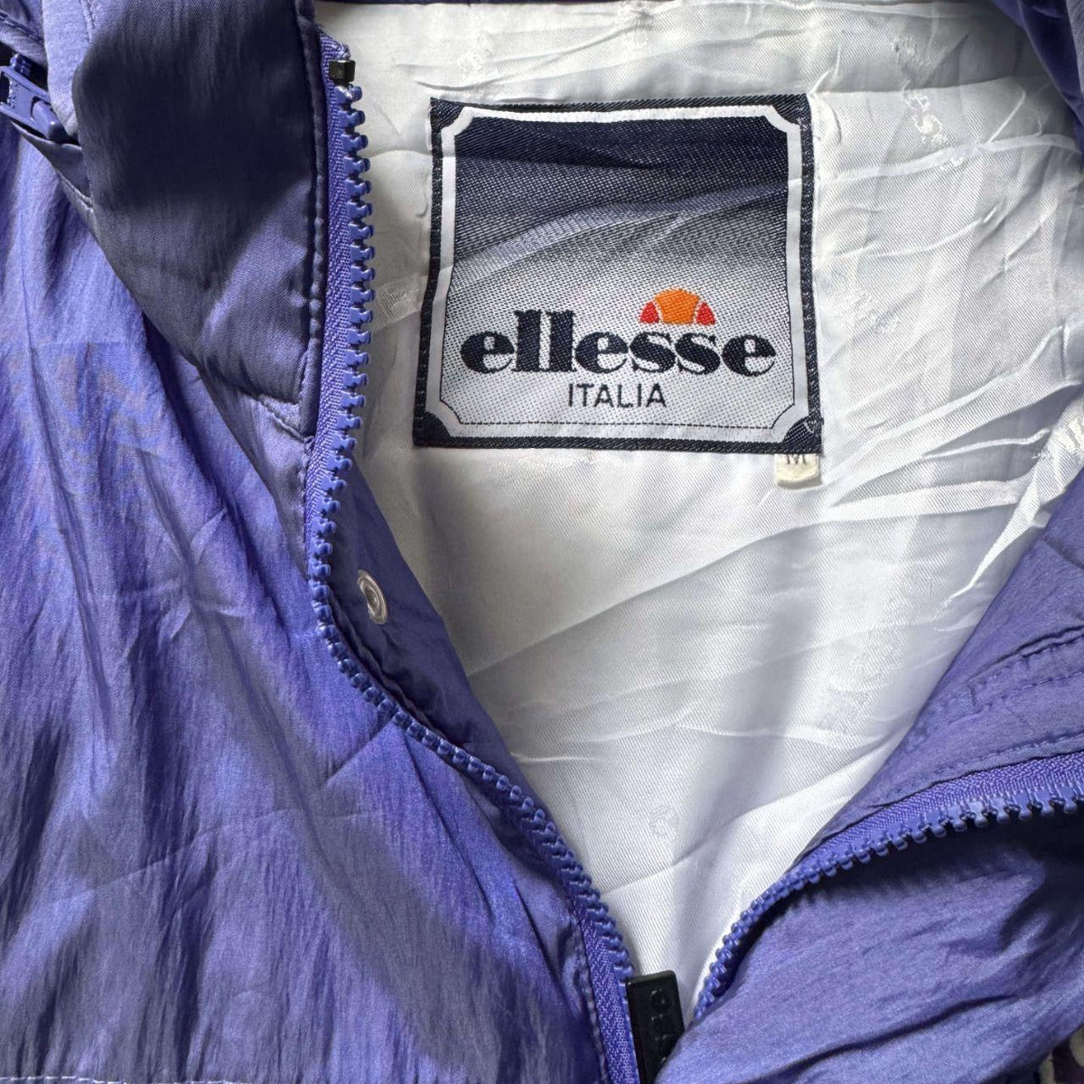 Vintage Ellesse Violet Ski Jacket M - Retro Windbreaker
