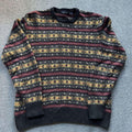 Vintage Nautica Fair Isle Wool Blend Sweater XL