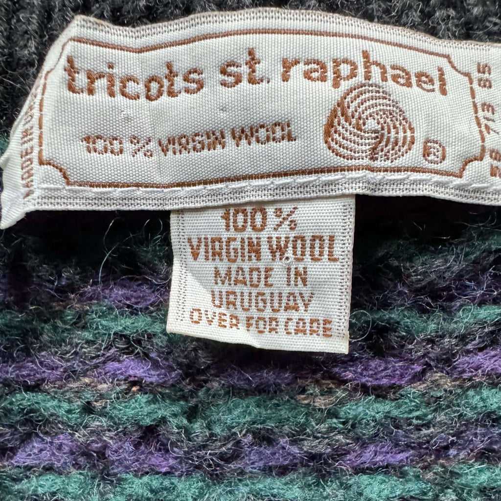 Vintage 90s Tricots St Raphael Wool Sweater Vest - S