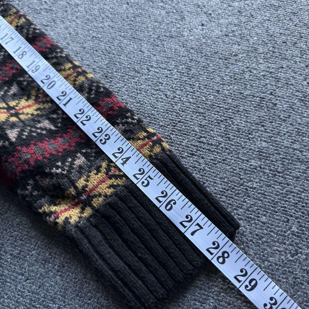 Vintage Nautica Fair Isle Wool Blend Sweater XL