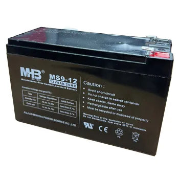 HR9-12 12V 9Ah Sealed Lead Acid Battery – TB100120 | High-Rate Discharge, UPS-Compatible, Faston T2 Terminals